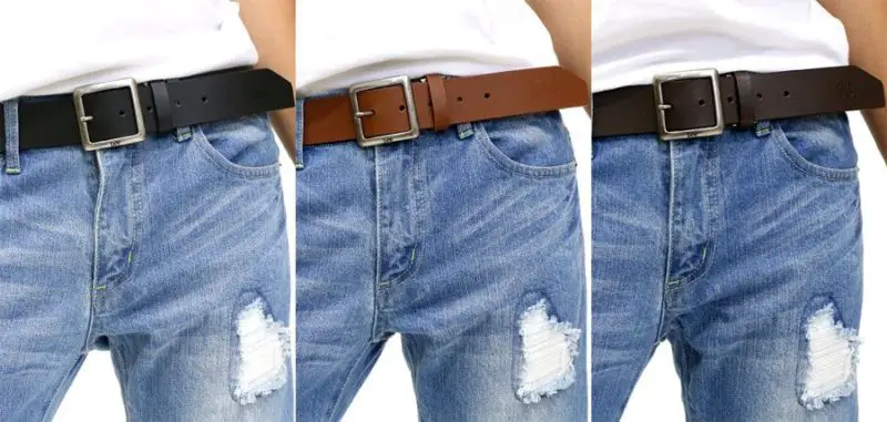 Men Belt Buckle Classic Pin Buckle Replacement Male Steel Belt Accessories
