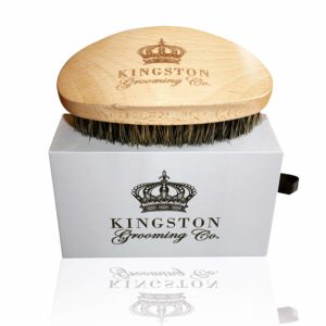 Kingston Grooming-Boar Hair Bristle Brush for Men