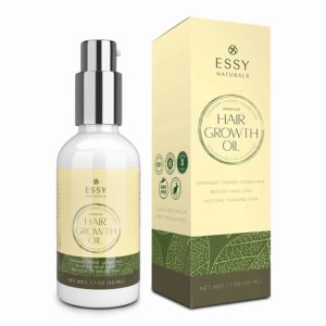 Natural Hair Growth Oil with Caffeine and Biotin by EssyNaturals