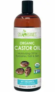 Castor Oil Organic Cold-Pressed 100% Pure, Hexane-Free