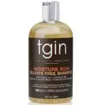 tgin Moisture Rich Sulfate Free Shampoo For Natural Hair 