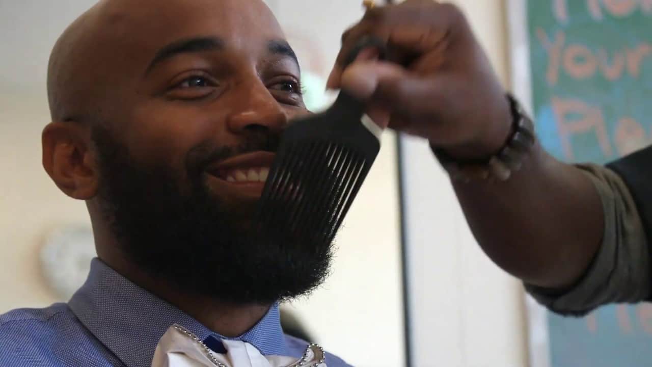 How to Brush a Black Man’s Beard
